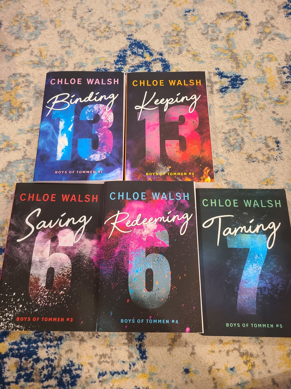 Boys of Tommen Series Books 1-5 by Chloe Walsh - Booktok - Bestseller